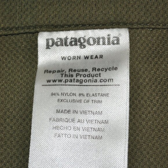 Patagonia Worn Wear Shorts Women's Size 12 Green - Picture 4 of 11